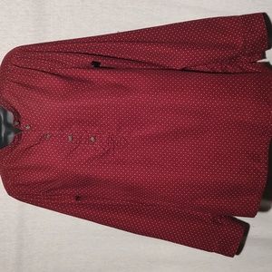 Women's red long sleeve top by Lands' End. Size 10.